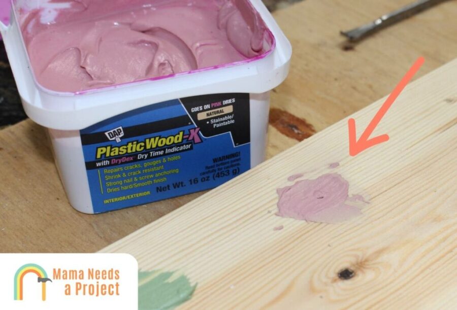 Why is my wood putty not drying?